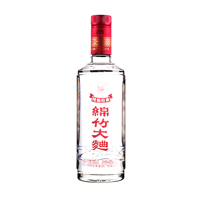 52°劍南春綿竹大曲（紅盒）500ml（6瓶裝）